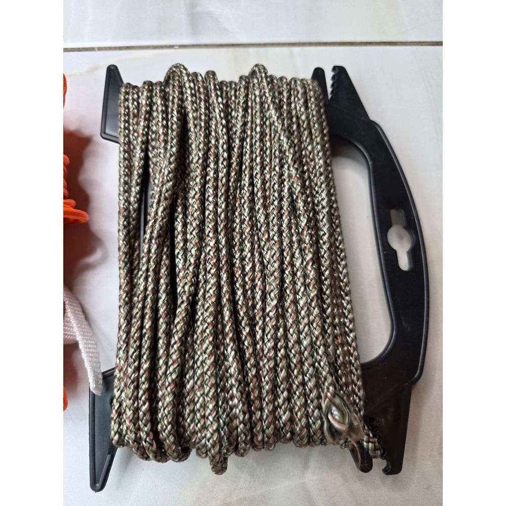 Outdoor Survival Cordage Bundle‎ Paracord Camo Rope Twine and Nylon Webbing Set - Picture 3 of 16